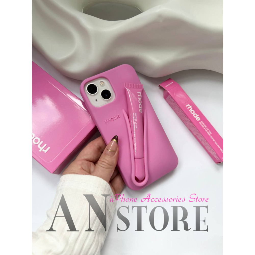  Розовый чехол Rhode Shortcake на iPhone 14